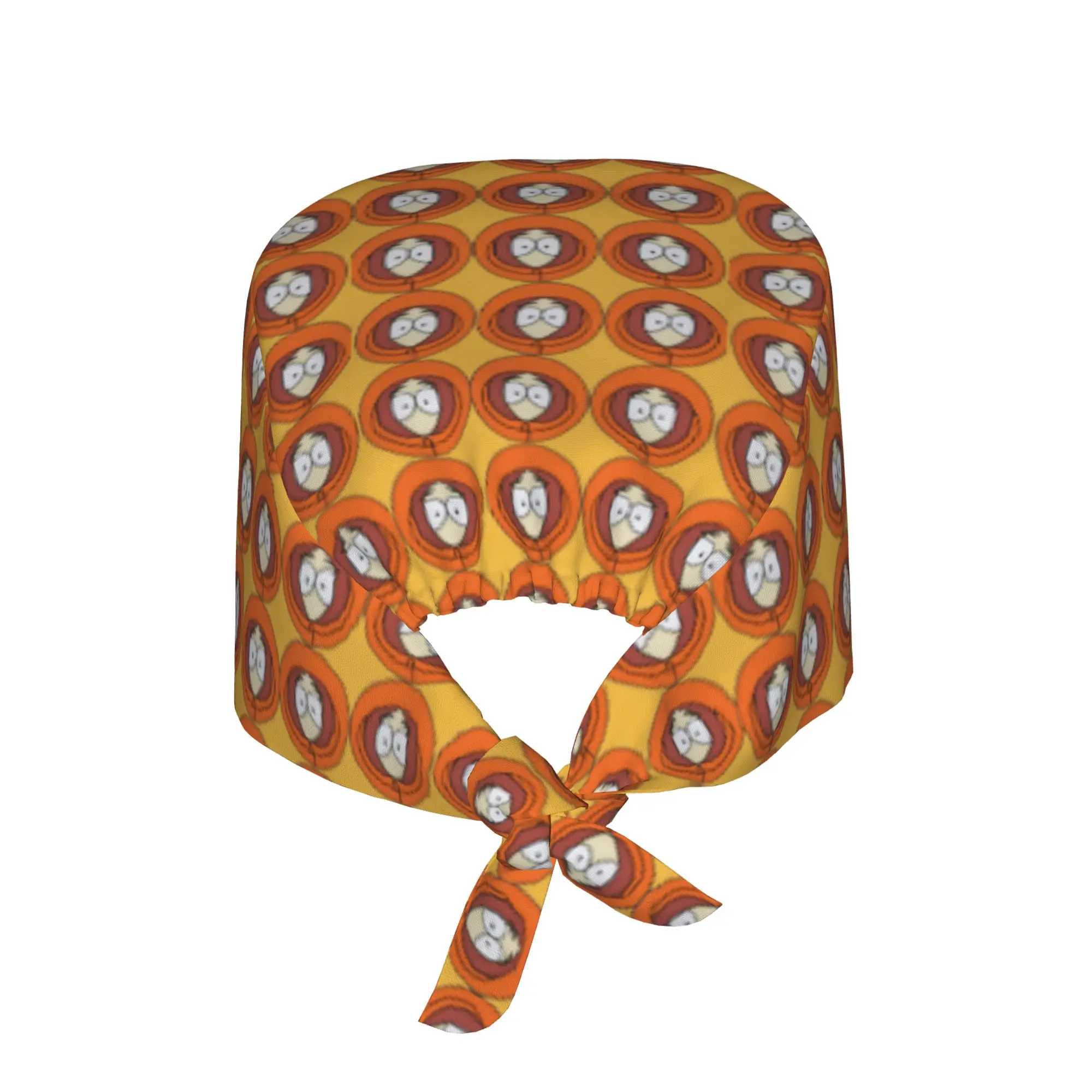 Custom E-Ericed Anime Scrubs Cap Surgical Hats Women Men Kennyed Kyled Staned Operating Room Cap Operator Hats Lab Works Hat