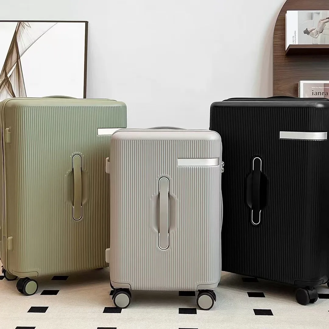 

High quality large capacity, multifunctional travel suitcase luggage compartment universal wheels silent sturdy durable luggage