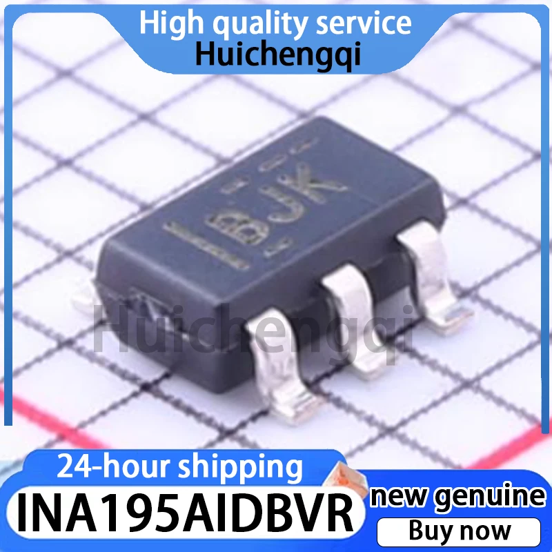 1PCS Original Genuine INA195AIDBVR SOT23-5-16V To+80V Current Monitoring Chip