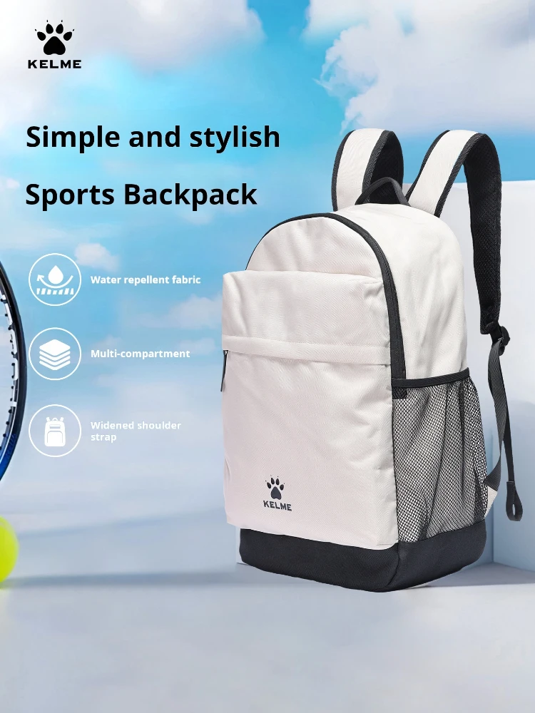 Kelme Backpack For Both Men And Women Large Capacity Travel Sports Bag College Computer Backpack Lightweight Camping Bag