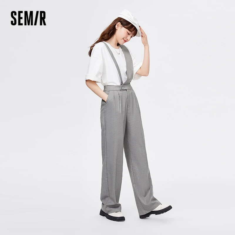 Imagem -02 - Calça Semir Babá Feminina Calça de Pernas Largas Casual Senso de Nicho Estilo Doce e Legal Nova Moda Primavera e Outono 2023