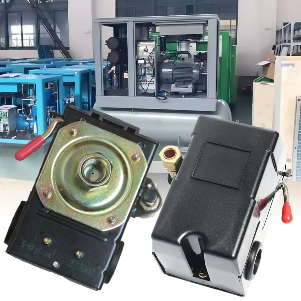 

90-120 фунтов на квадратный дюйм, запасные части, горизонтальный регулирующий клапан 220 В, сверхмощный регулятор давления воздуха 5-8 бар