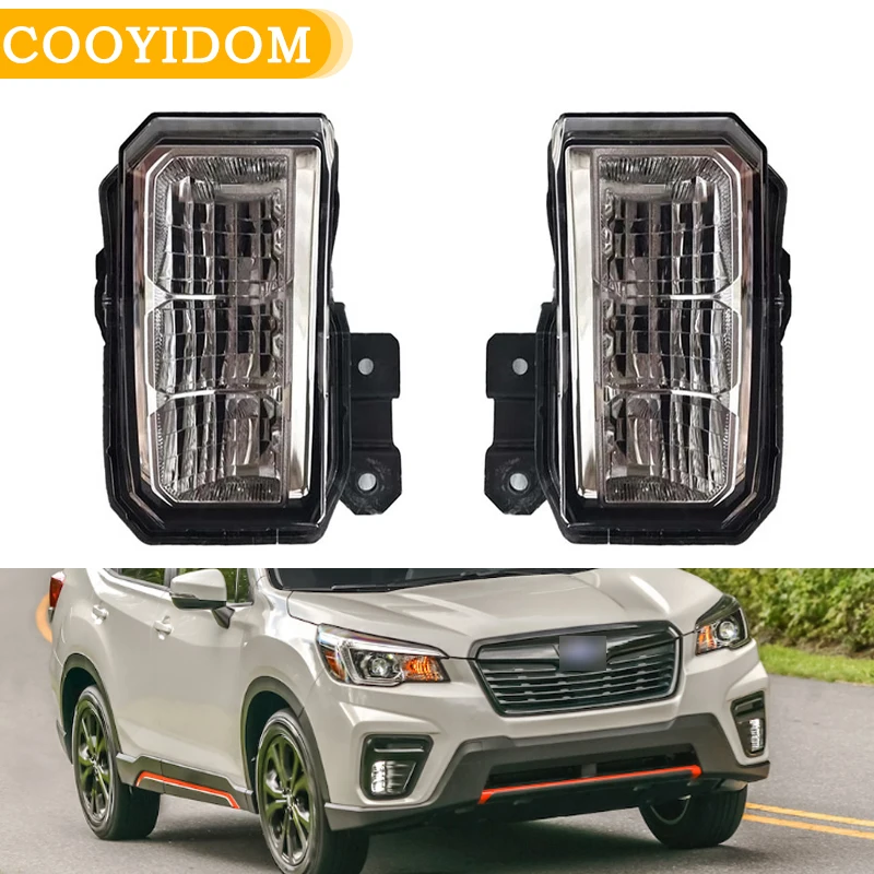 

LED Fog Lights Headlights For Subaru Forester SK 2019 2020 2021 foglights Foglamp Front Bumper Light 84501SJ000 84501SJ010