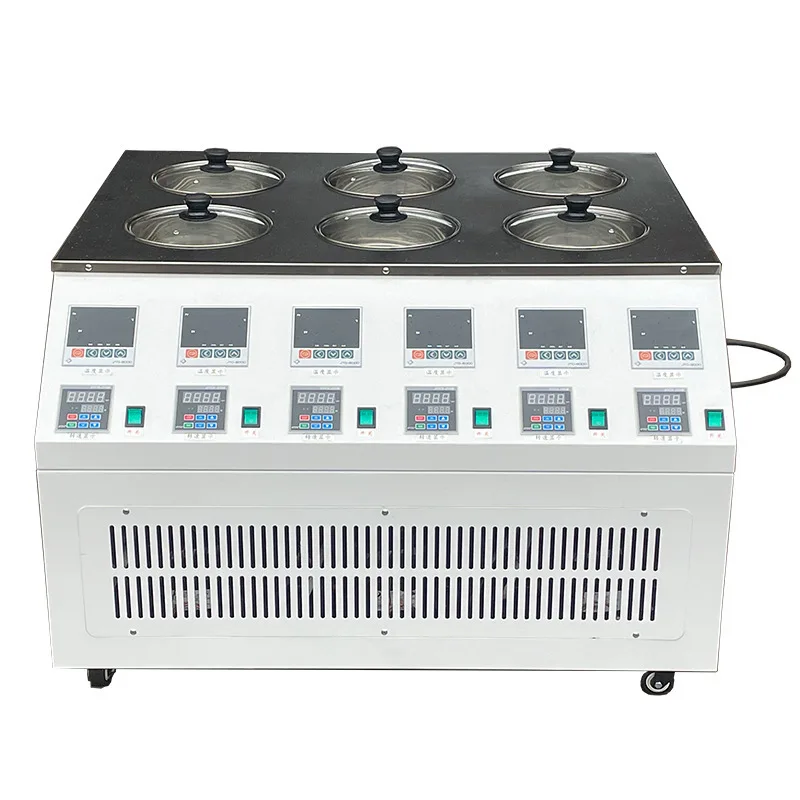 Digital display six-hole mixing pot, laboratory refrigeration mixing tank