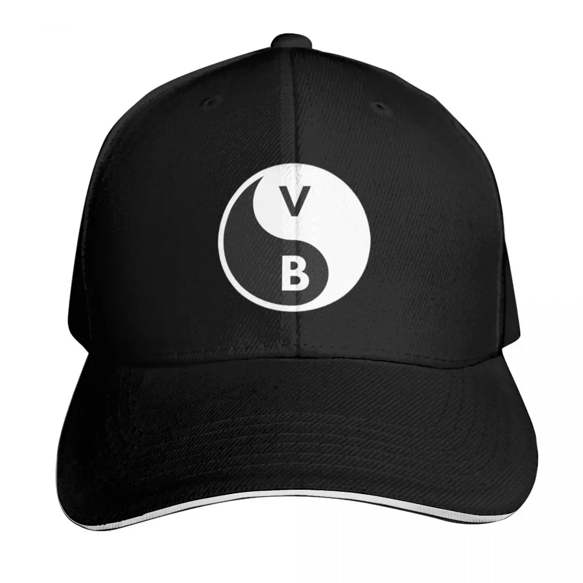 

VB Yin Yang Baseball Cap Military Cap Man cute sailor cap for men tea Hat Men's Luxury Women's