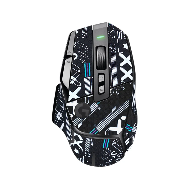 Full Set DIY Mouse Skin Mouse Skates Side Stickers Anti-slip Pad for Logistic G502X Mouse LIGHT SPEED
