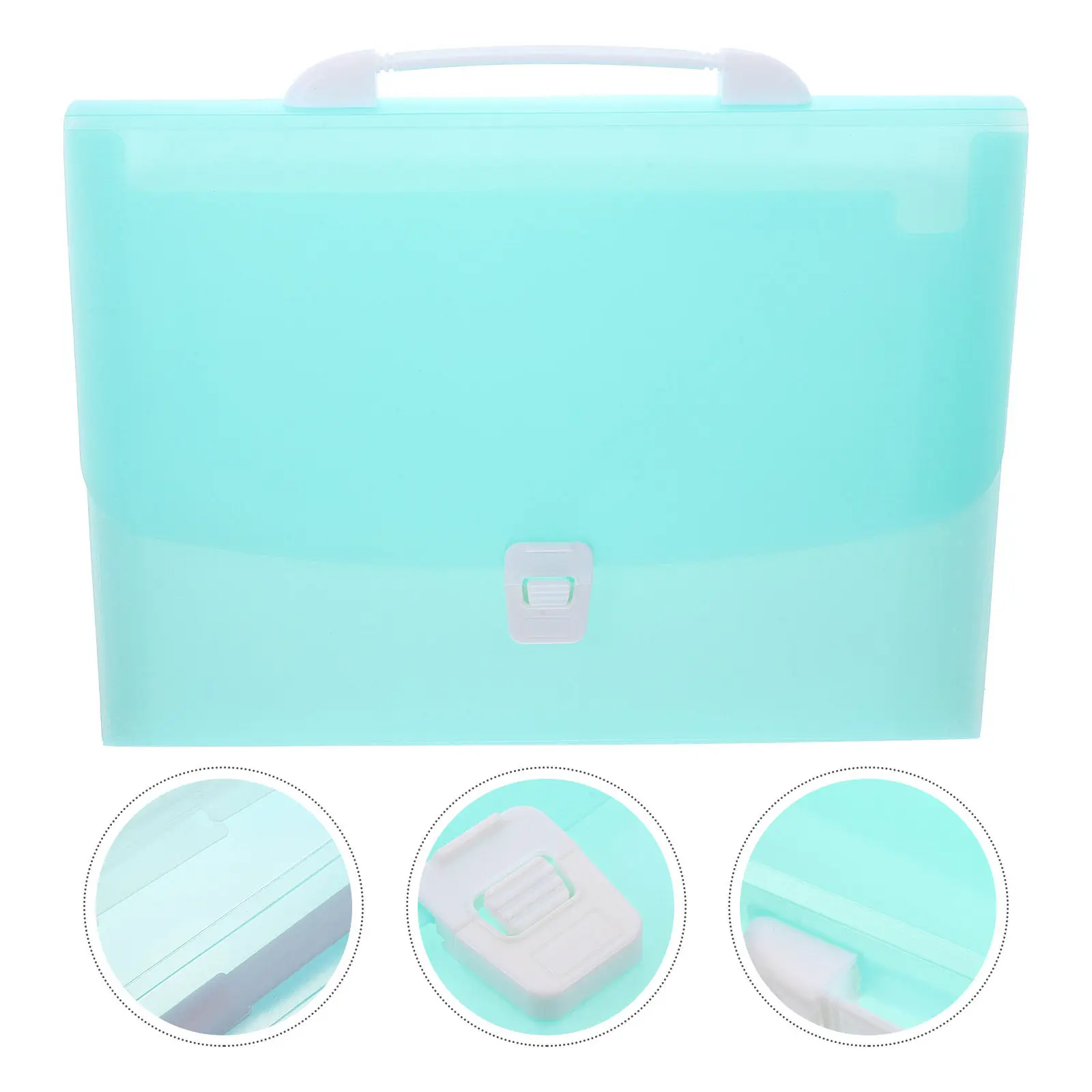 

Multi Layer File Folder Large Capacity Accordion Design Plastic Document Organizer Lightweight Portable File Storage Pouch