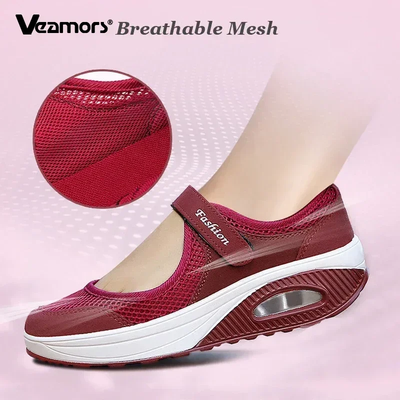 Baskets Confortables pour Femmes, Chaussures Plates, Souples, à la Mode, Légères, à Enfiler, Vulcanisées, Décontractées, Rouges