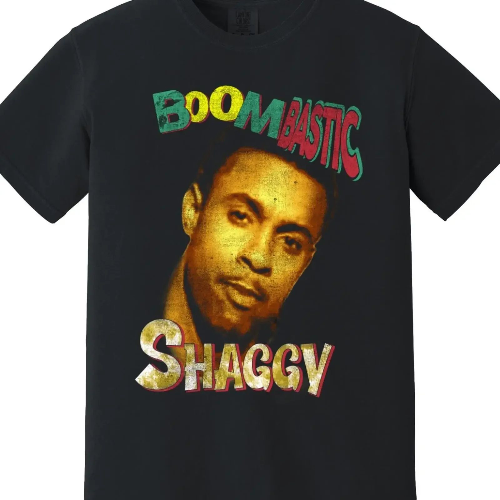 Shaggy Boombastic T Shirt 90s 2000s Hip Hop Dancehall Reggae Jamaica Vintage Rap vintage Washed designer clothes Stylish Unisex