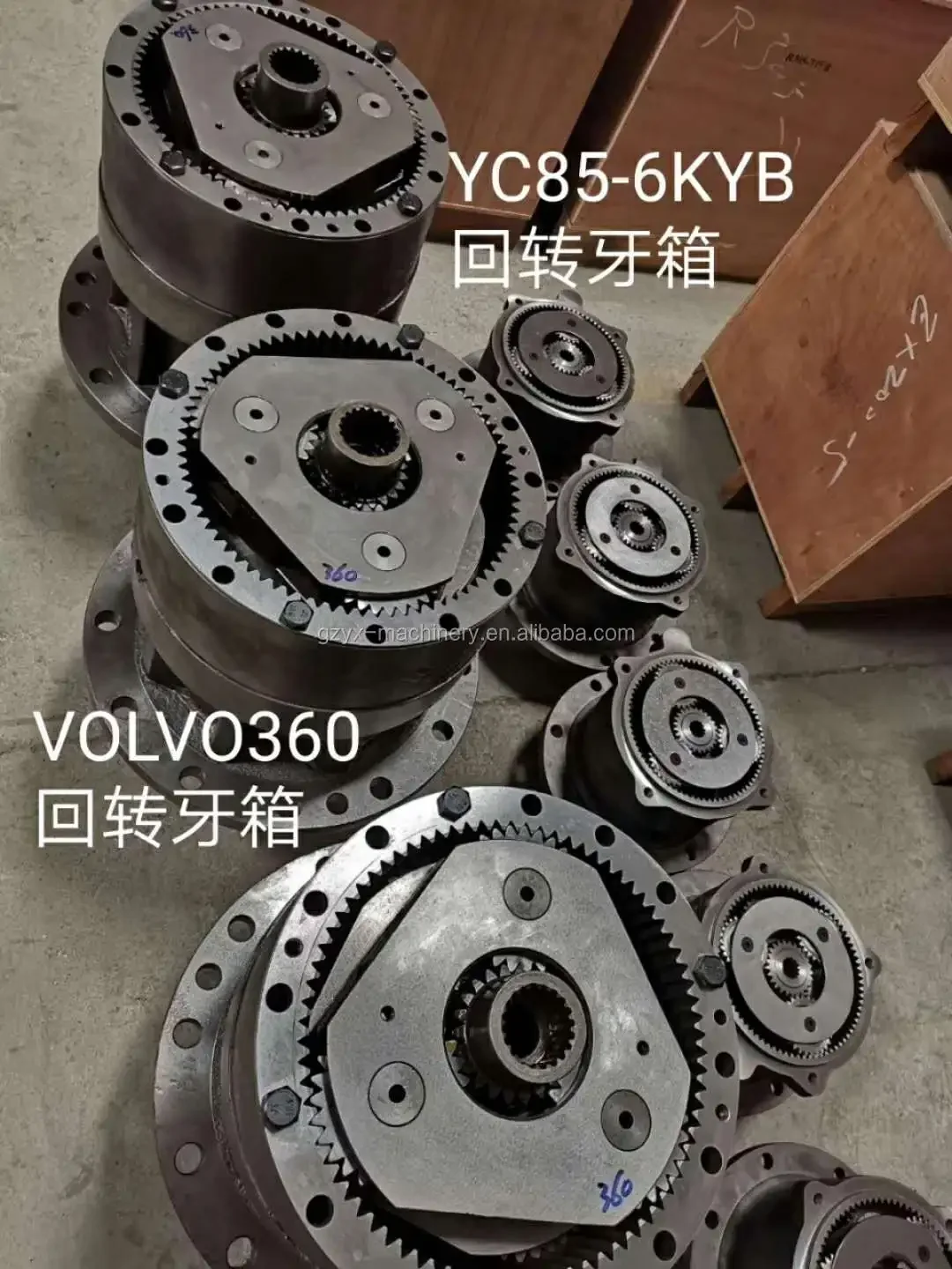 EC360 صندوق تروس تخفيض المحرك المتأرجح قطع غيار حفارة جهاز المحرك النهائي #5