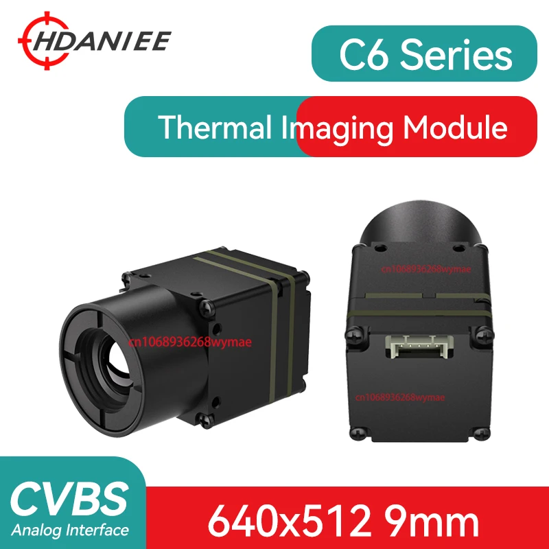 

C6 9mm 640×512 Uncooled Thermal Imaging UART Control 8× Zoom multiple pseudo-colors Thermal Camera