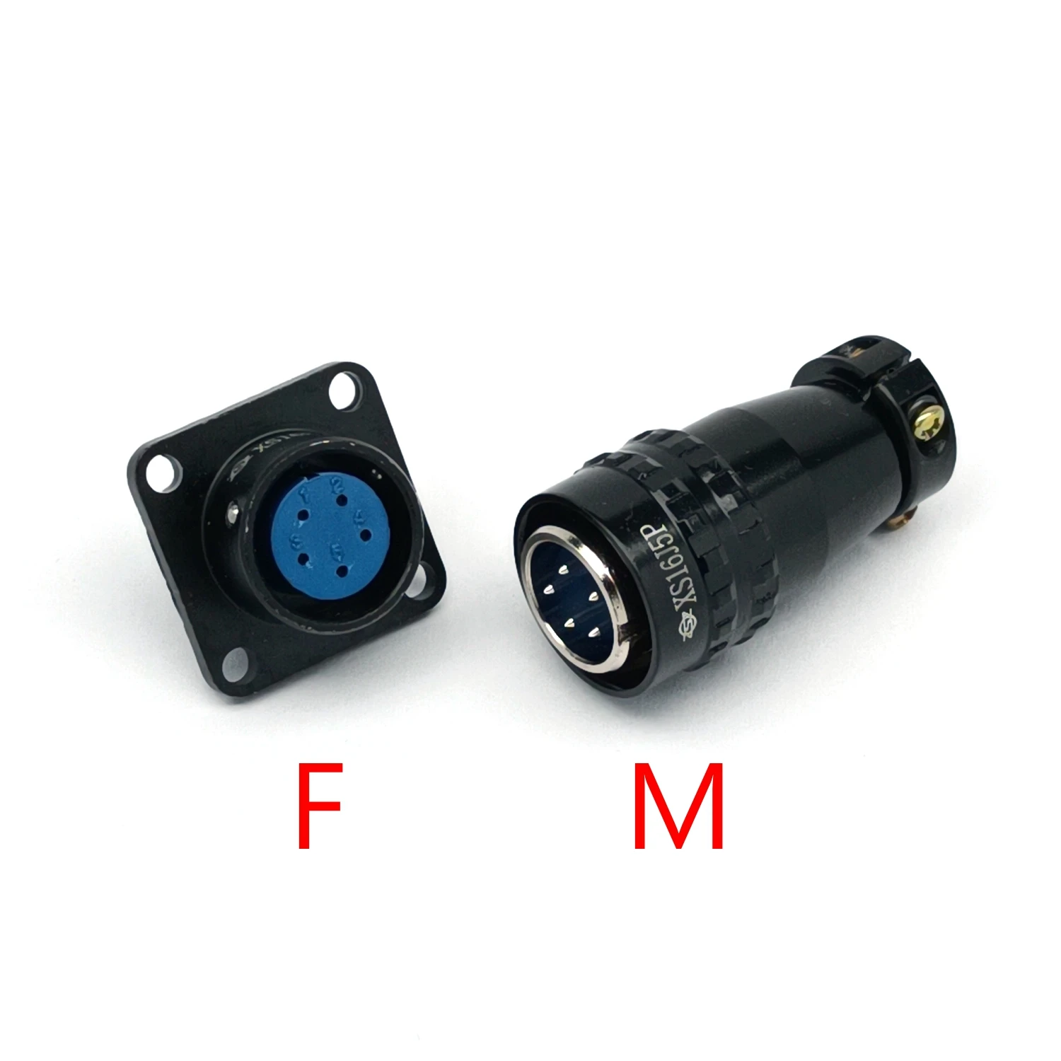 Imagem -02 - Conector do Soquete do Pino Plugue de Aviação Tig Mig Pistola de Solda Tocha de Corte Xs16j2p Xs16j3p Xs16j4p Xs16j5p Xs16 Pinos