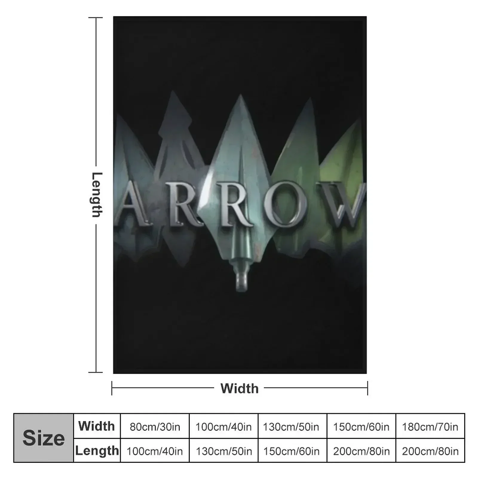 Arrow crown Throw Blanket Giant Sofa Soft Plush Plaid Bed Fashionable Blankets