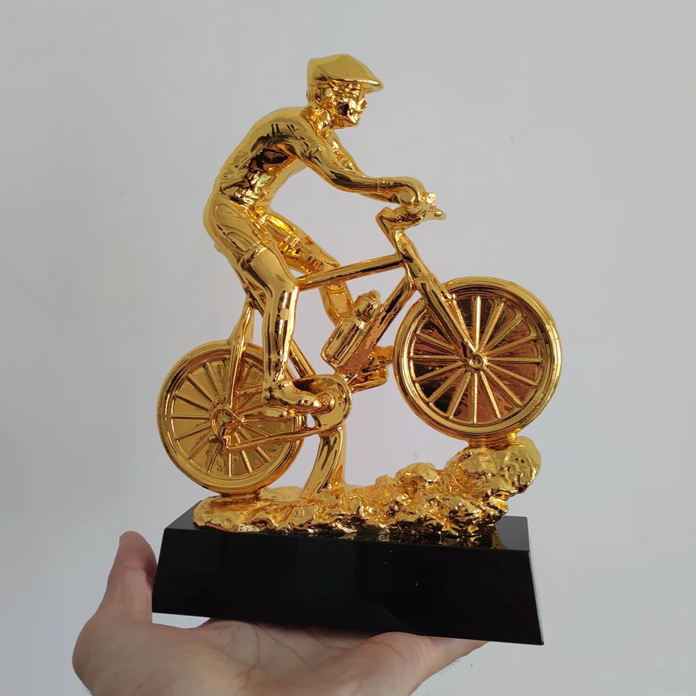 Cycling Games Cycling Trophies Gold, Silver and Copper Three Types Can Be Printed