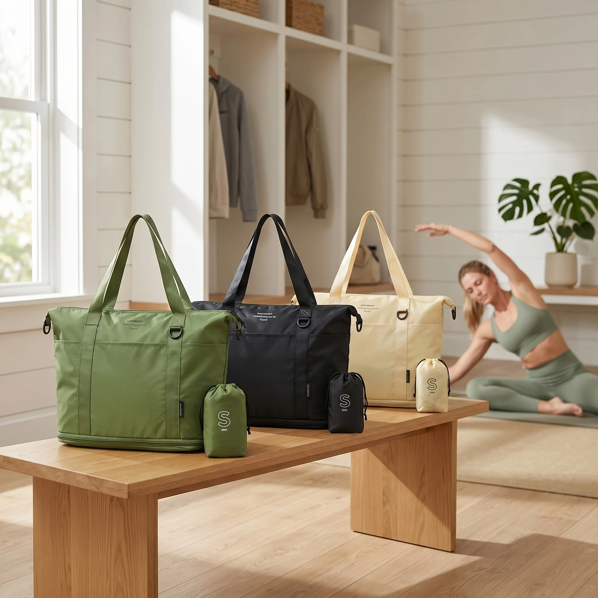 Pilates Yoga Bag - Bolsa de viagem dobrável 2 em