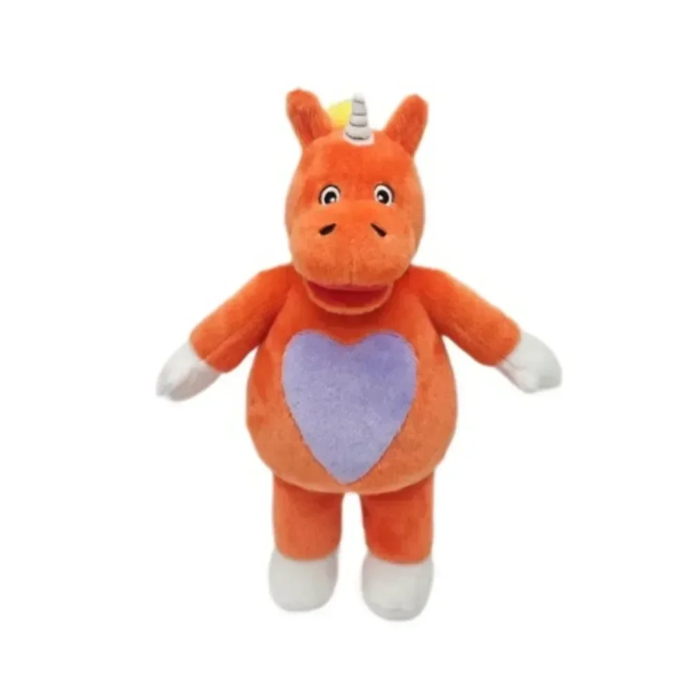 Buddy The Unicorn Plush Toy Anime Orange Unicorn Stuffed Doll Soft Plushie Home Decoration Collectible Plush Fans Gifts.