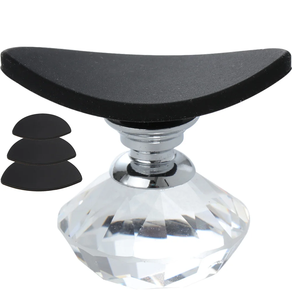 1 セットシリコーンアイシャドウスタンプダイヤモンドハンドル正確な折り目シール便利な怠惰なメイクツールシリコーンアイシャドウスタンプ