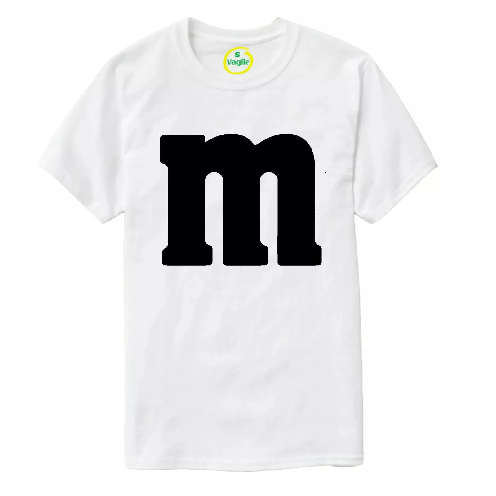 M&M T-Shirt Halloween Stag Do Couples Costume Mens Unisex Joke Top Fancy Dress  Fashionable, trendy, romantic T-Shirt
