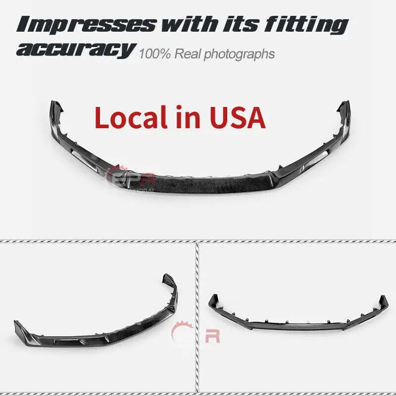 

(Local in USA) For Honda FK8 CIVIC Ty-R FRP Unpainted EV Style Front Bumper Lip Spoiler Trim