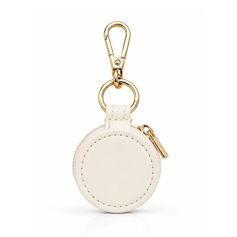 Mini-Schmuckkästchen-Schlüsselanhänger, halbkreisförmiger Ohrring-Organizer, tragbare Ringbox, minimalistische Reisetasche, Anhänger, Geschenke – Detail 5
