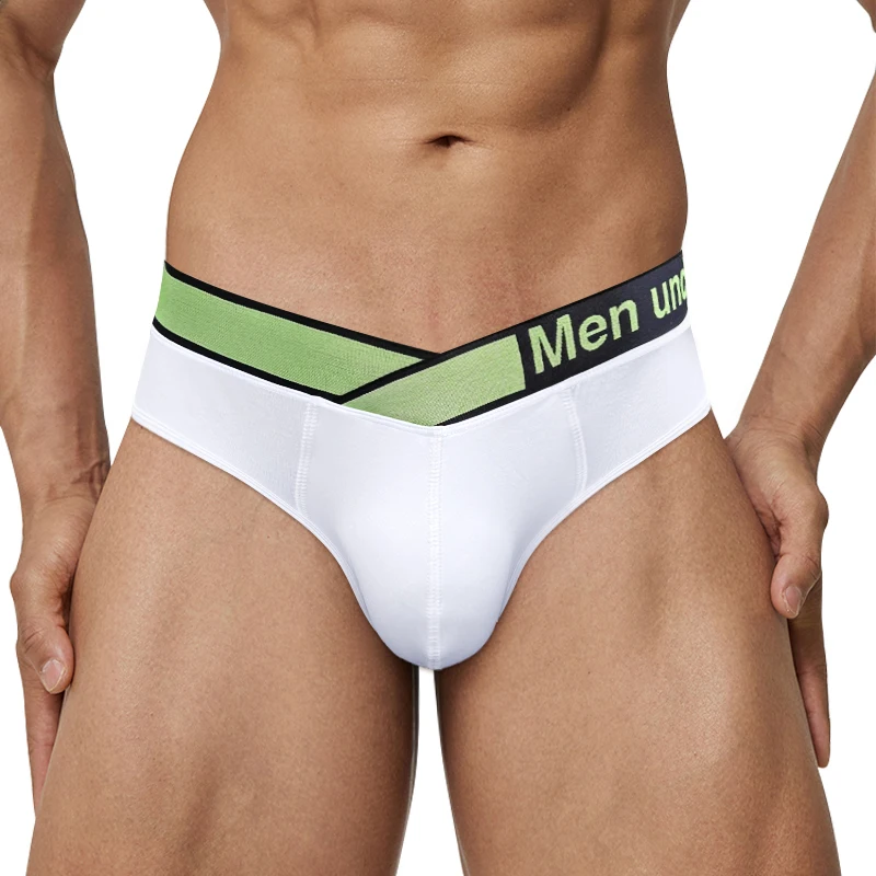 Grün V Gürtel Sexy Laser Gradienten Modal Männer Schriftsätze der Herren Sexy Unterwäsche Tangas Sexis De Hombre Ropa Interior Hombre