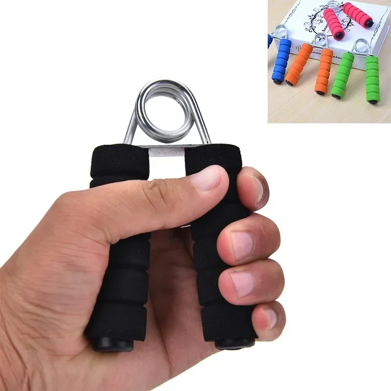 Spring Hand Grip Finger Strength Trainer Exerciser Sponge Forearm Grip Strengthener Wrist Bone Expander Random Color