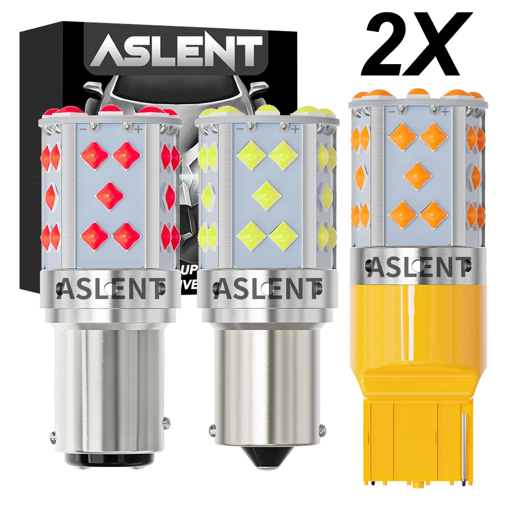 

2PCS 1156 BA15S P21W BAU15S PY21W 1157 BAY15D P21/5W 7440 W21W WY21W LED Bulbs 7443 W21/5W T20 Brake Reverse Turn Signal Lights