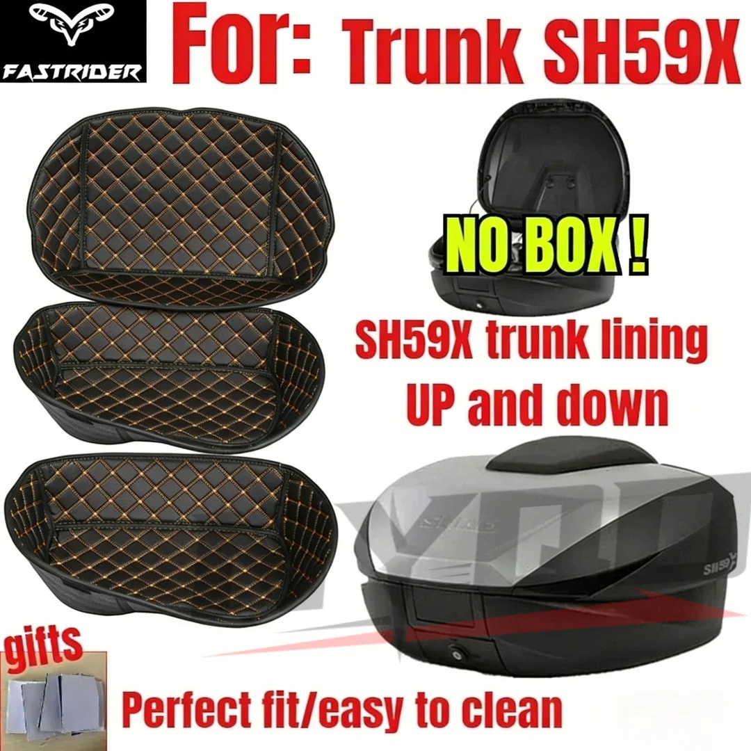 Tail Box Pad Motorcycle Trunk Lining For SHAD SH59X Inner Liner for Motorcycle Box Top Case Cover Moto Accessories