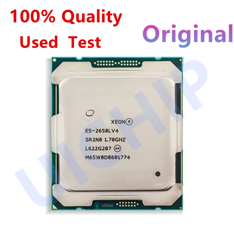 

100% оригинал Xeon E5-2650LV4 E5 2650LV4 1,70 ГГц 14-ядерный 35 МБ SmartCache LGA2011-3