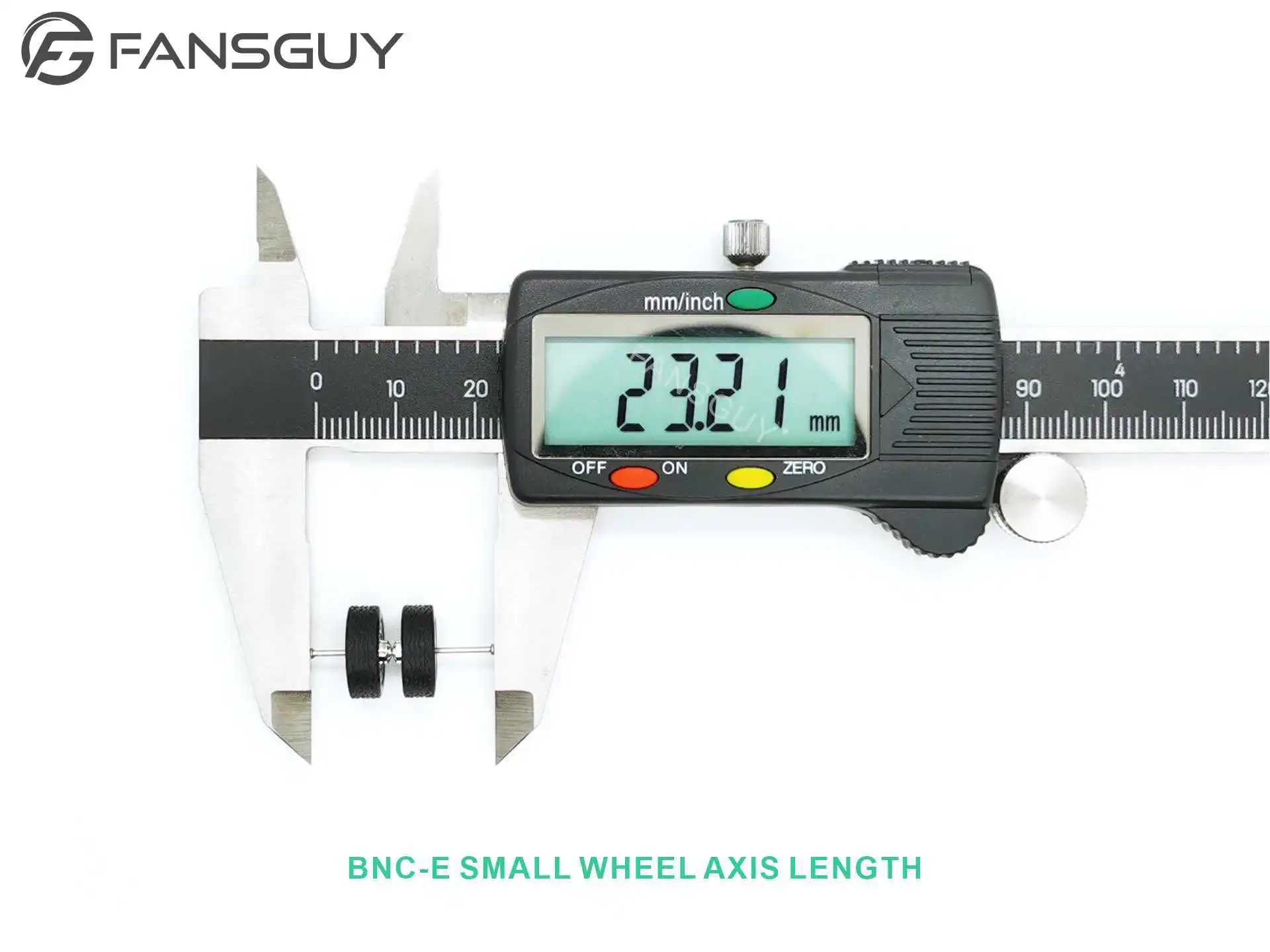 FANSGUY Erwachsenen-Kollektion Maßstabsgetreues Automodell 1 Set 1/64 11,8mm+12,8mm Progressive Räder BNC-Serie – Detail 4