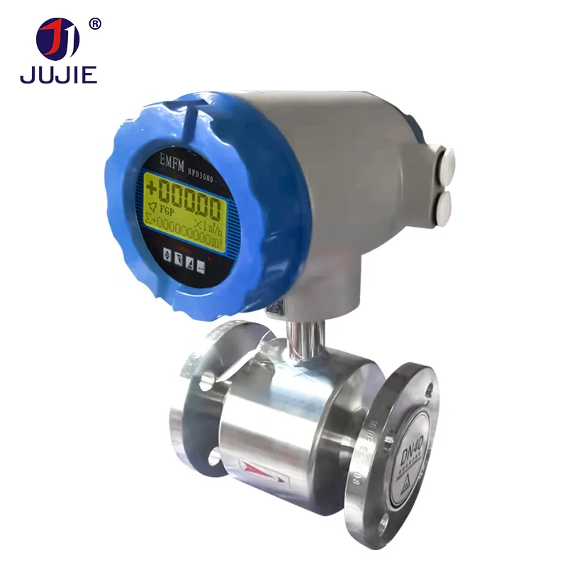 

DN50 DN25 DN100 Magnetic Flowmeter 4-20mA Pulse RS485 High Precision Liquid Electromagnetic Flow Meter