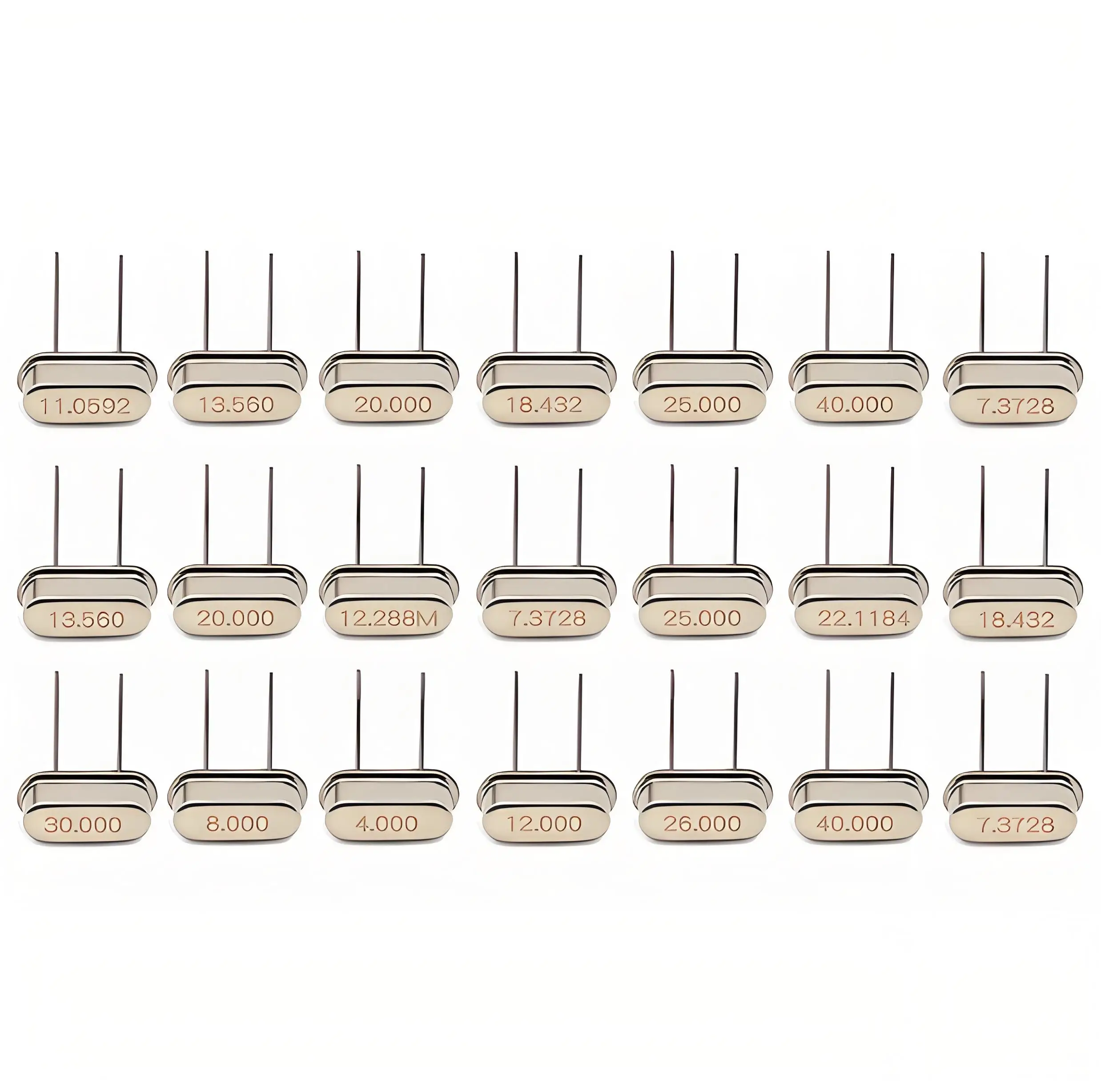 SMD HC-49SMD/DIP HC-49S Passive Crystal Oscillator 4/8/11.0592/12/16/20/24/25/27/40 MHz