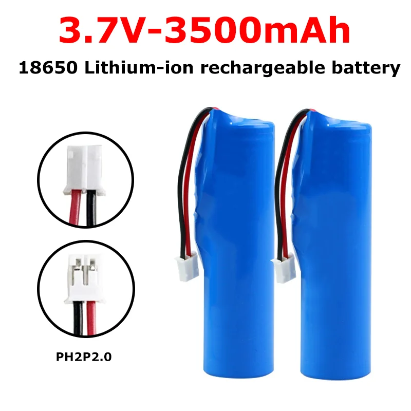 

Литиевая батарея 3.7V 3500mAh 1S1P 18650 для ударного инструмента с платой защиты и выводными проводами, цилиндрическая тройная батарея