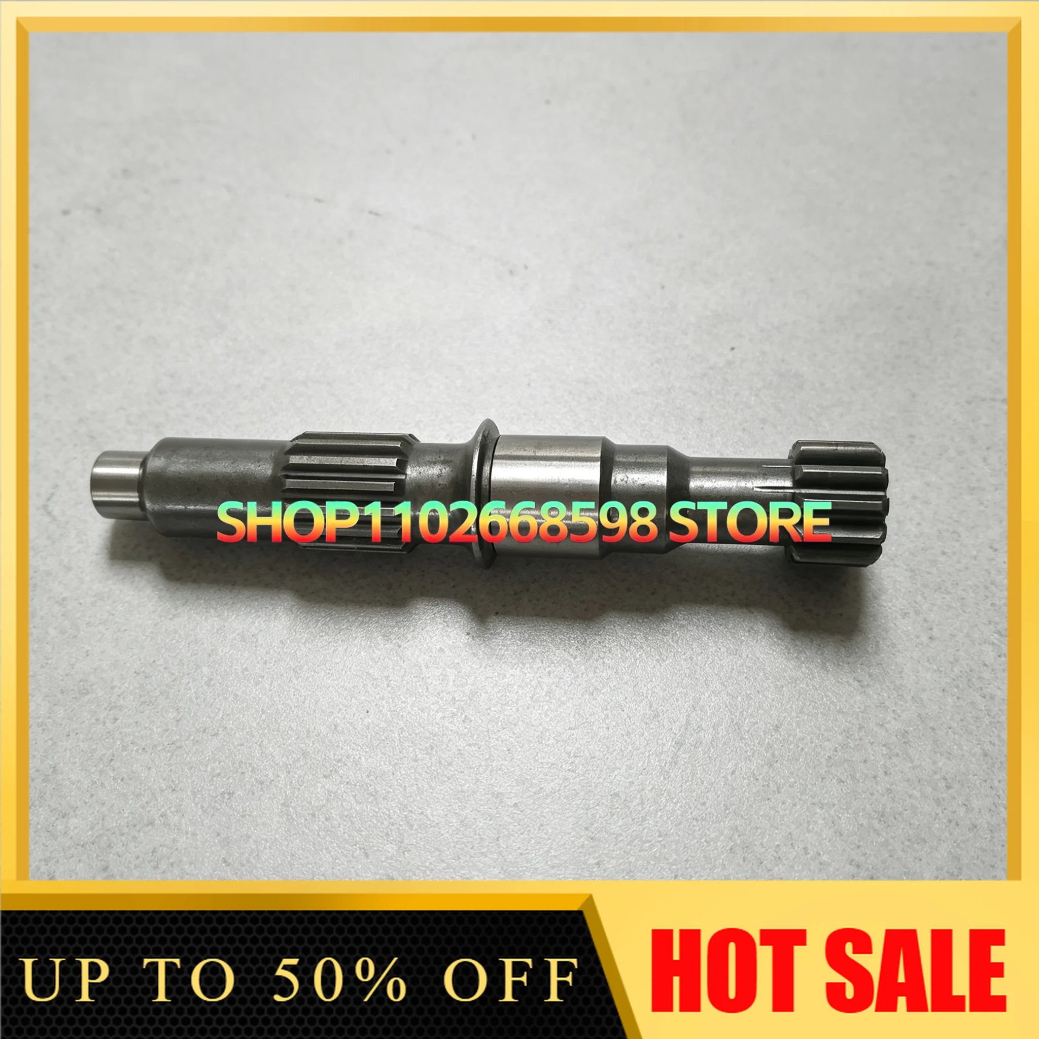 Suitable for Mini Excavators: 18, 15 Travel Motor Gearbox Motor Shaft 11/15T