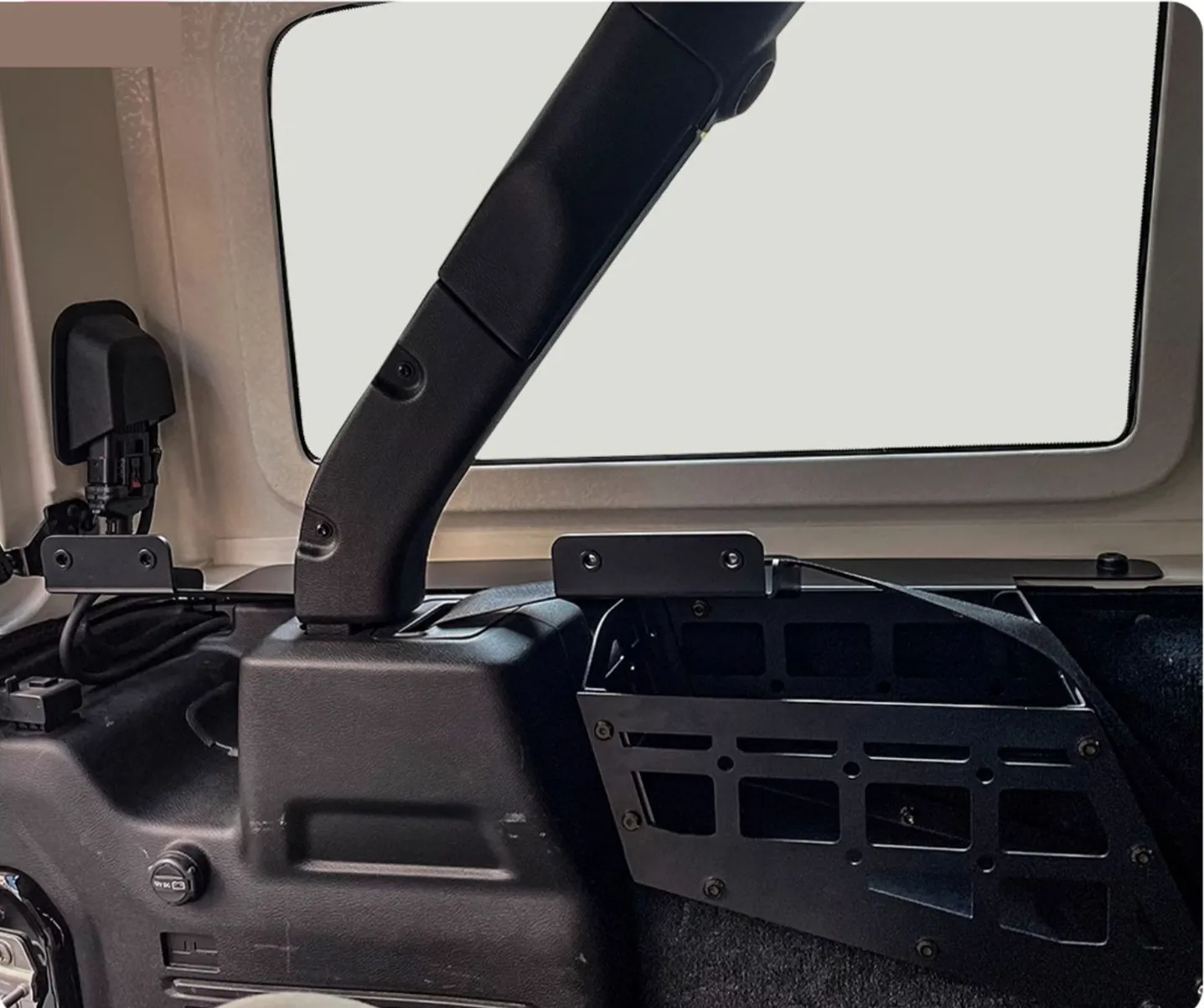 

For Jeep Wrangler (JL) 4dr Hardtop 2018-2023 Car Accessories Trunk Side Cargo Rack Shelf Organizer Storage Box Luggage Storage