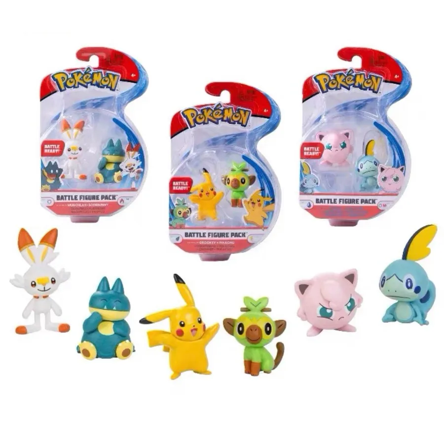 

Genuine Pokemon Bulbasaur Ivysaur Venusaur Charmander Charmeleon Squirtle Anime Cartoon Kid Toys Birthday Gift Desktop Decor