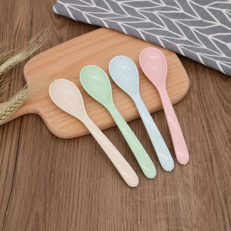 Cuchara piezas para helado y café, utensilio de cocina para agitar conchas marinas, nácar, 10 unidades