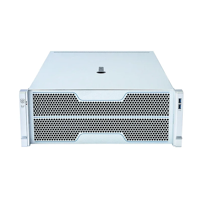 

Factory Direct EATX Straight-through 4U Rackmount Chassis High-Performance Computing AI Storage Video Audio GPU Server HDD Stock