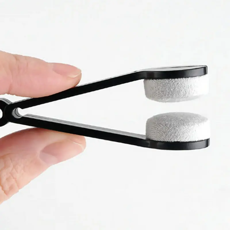 10PCS Creative Two-side Glasses Brush Soft Microfiber Spectacles Cleaner Glasses Cleaner Rub Eyeglass Cleaning Brush Wiping Tool