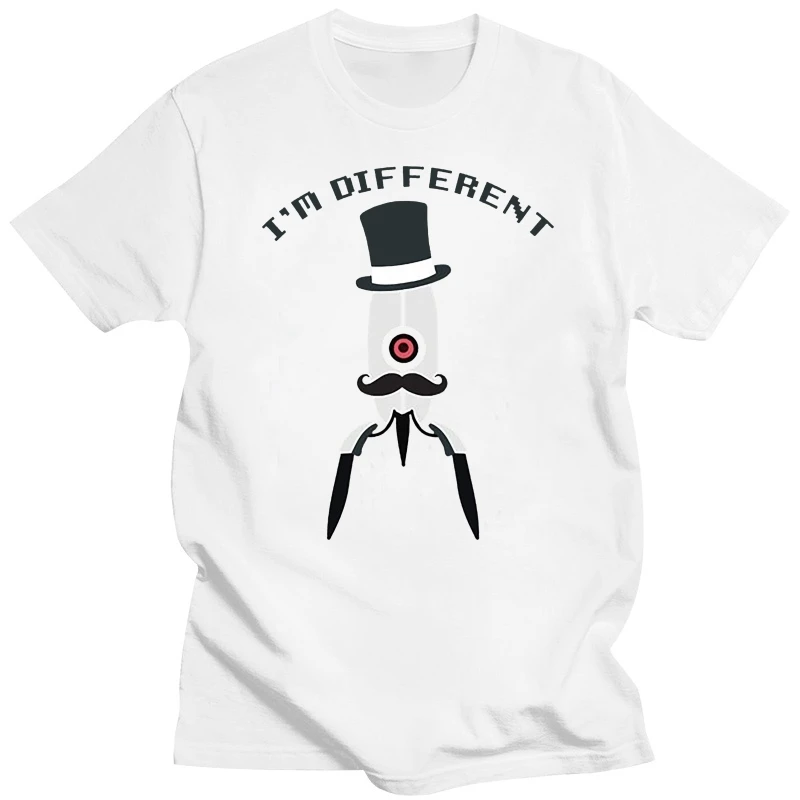 Portal Turret I'm Different GlaDOS Dapper Video Game Inspired T-Shirt S-2XL 2019 fashion t shirt,   100% cotton tee shirt