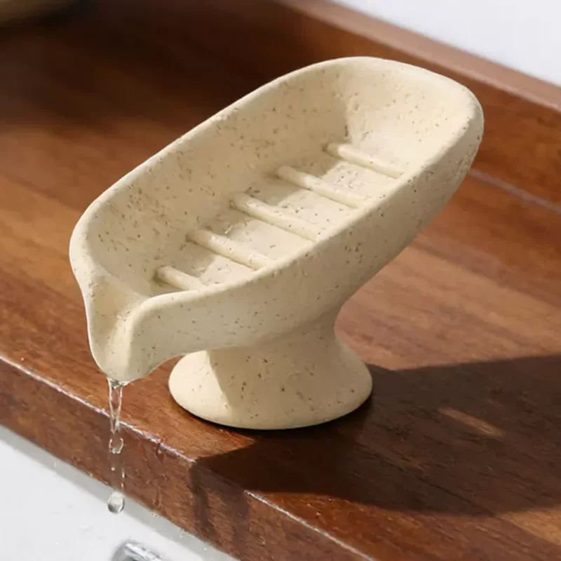 Creative Sandstone Soap Box, Toothbrush Holder, Drain Soap Box, Household Soap Holder, Bathroom Supplies, Storage Rack