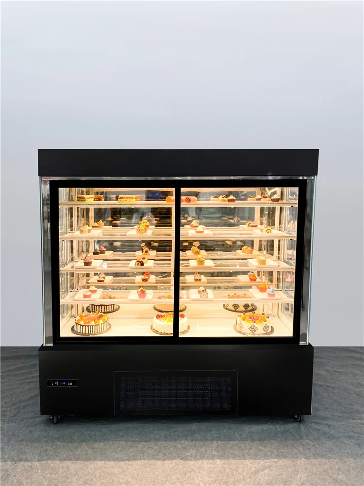 

*FG44Vertical Cake Counter Commercial Dessert Refrigerated Display Cabinet Heightened Cake Display