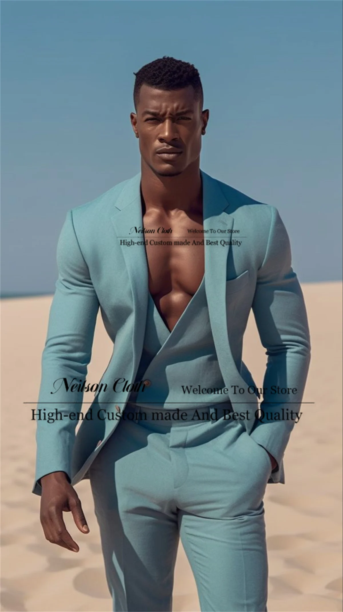 

Модные комплекты из 3 предметов, мужские пиджаки для выпускного вечера, жилет на одной пуговице, свадебные смокинги для жениха, индивидуальный костюм с зубчатыми лацканами Homme