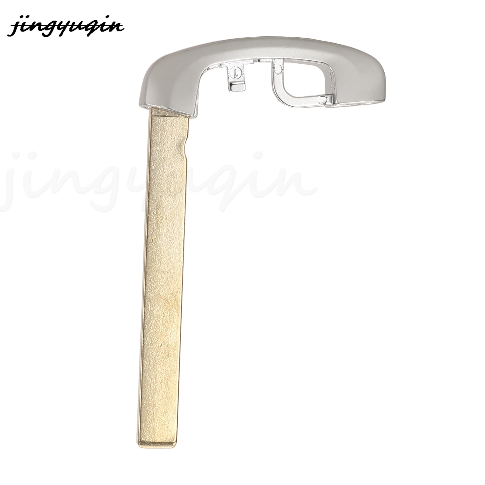 Jingyuqin 10PCS Remote Car Smart Key Keyless Emergency Insert Uncut Blade Blank For BMW 1 3 5 6 7 Series X3 X4