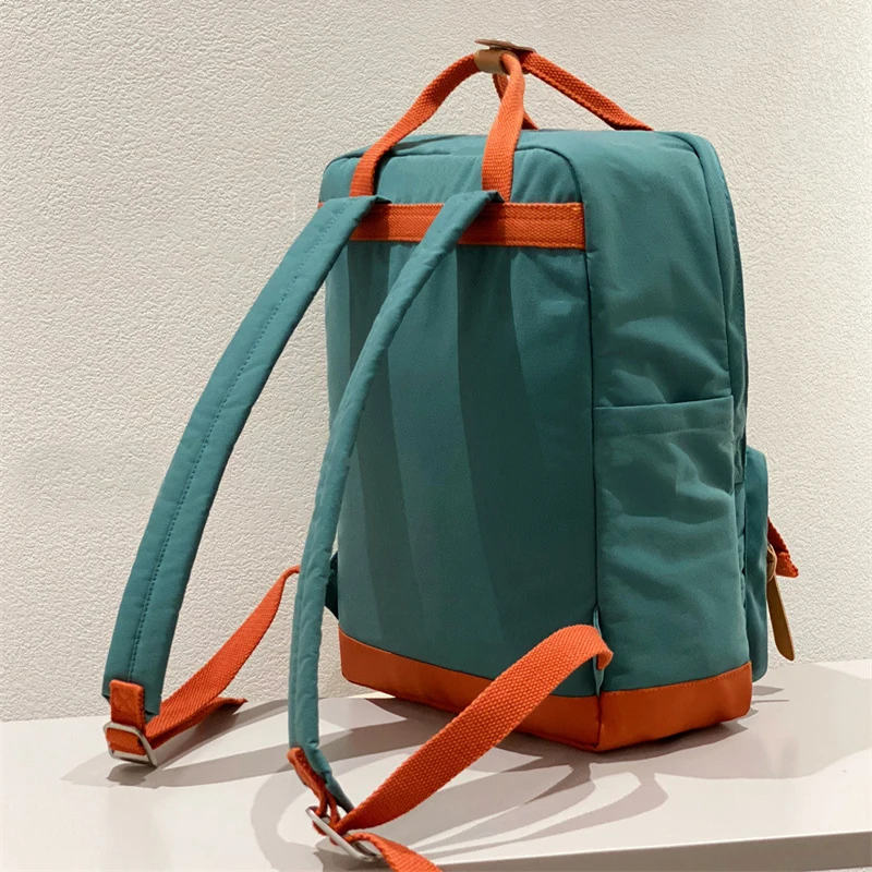 Mochila Masculina e Feminina à Prova de Respingo, Cor Macaron, Escola Estudante, Viagem, Estilo Japonês, Marca