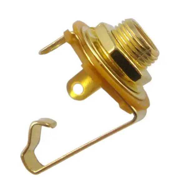 Electric Guitar Output Jack High Quality Zinc Copper Single Track Socket for Guitar Bass Repair Parts