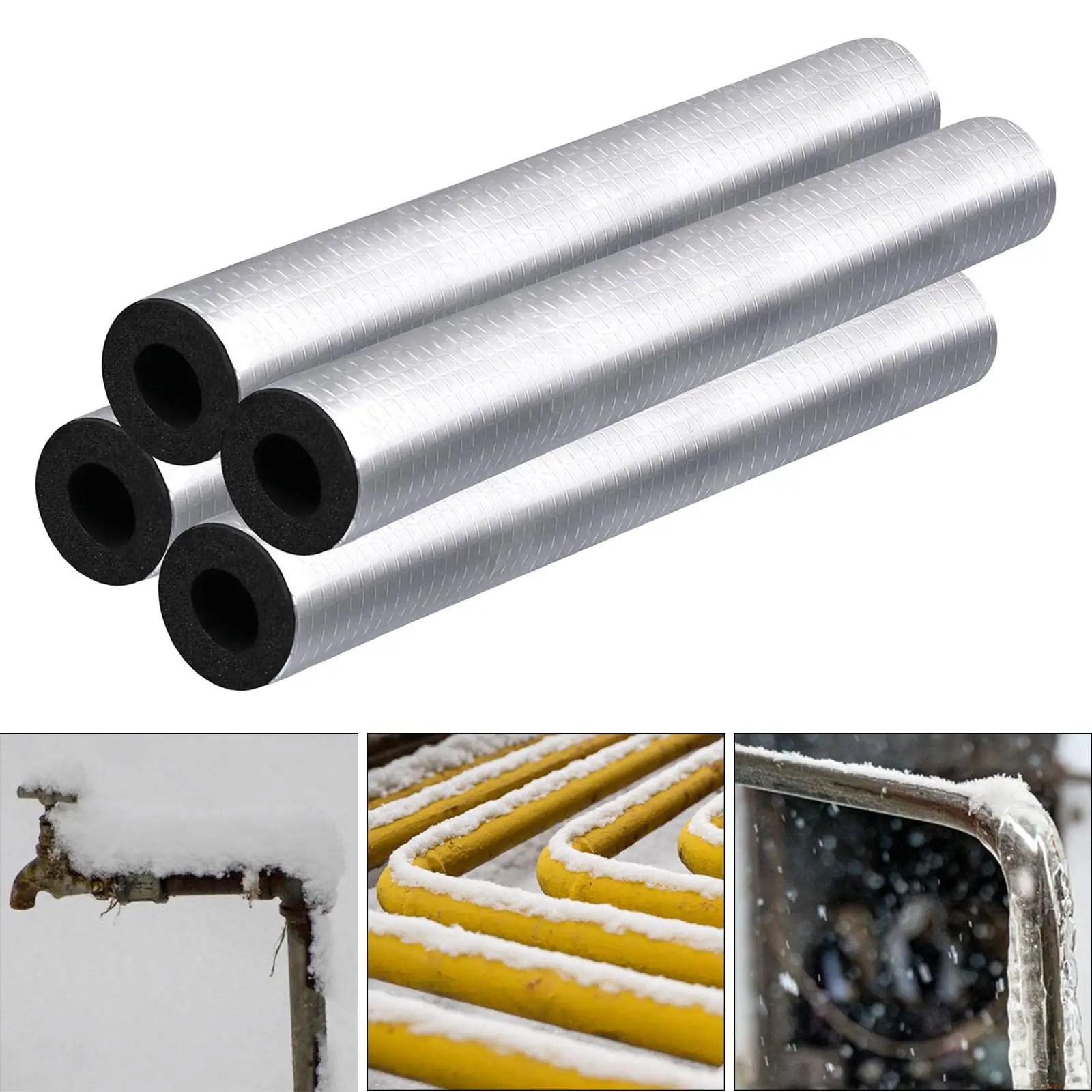 

Трубы для изоляции труб из полиэтиленовой пленки с алюминиевой фольгой и пенопластом для защиты водопроводных труб от замерзания зимой