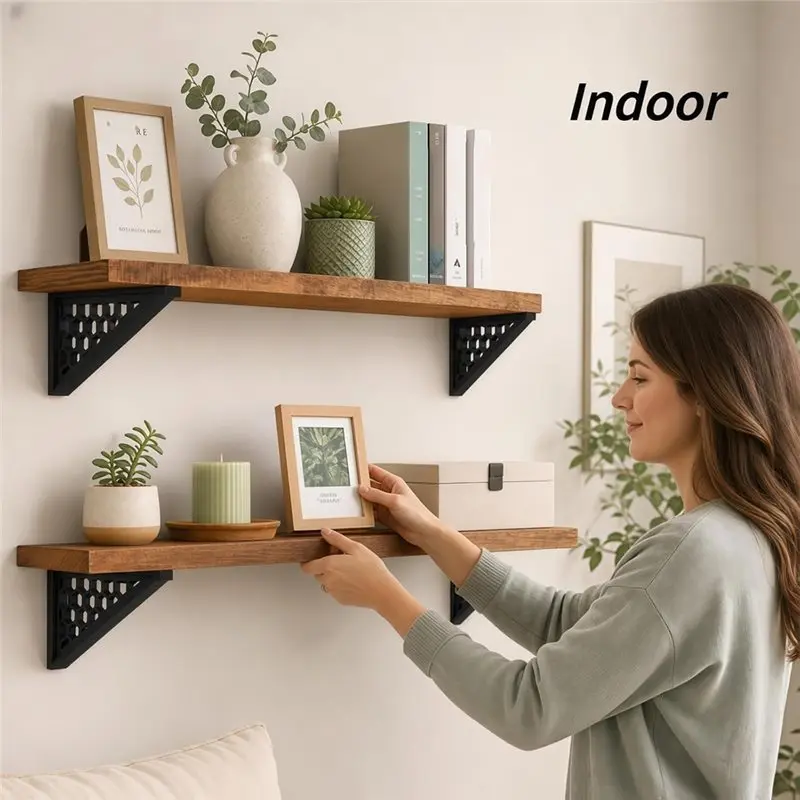 TKOH-Storage Shed Shelf Brackets For Suncast Heavy-Duty 2Pcs For Garage And Outdoor Hanging Shelves Organizing System