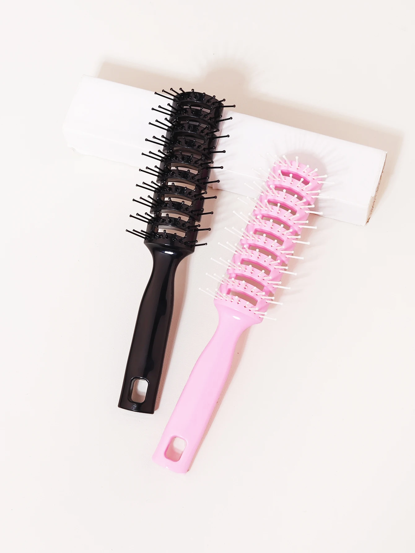 1 piece of hair straightening and anti-static hollowed out scalp massage hair comb hair styling comb Special for real hair wigs