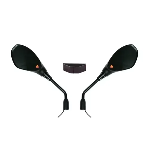 Customizable Plastic Blind Spot Detection Mirror, Universal Fit Touring & Sport Bikes